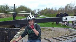 Callum at Loch 47 on the Stratford-Upon-Avon Canal